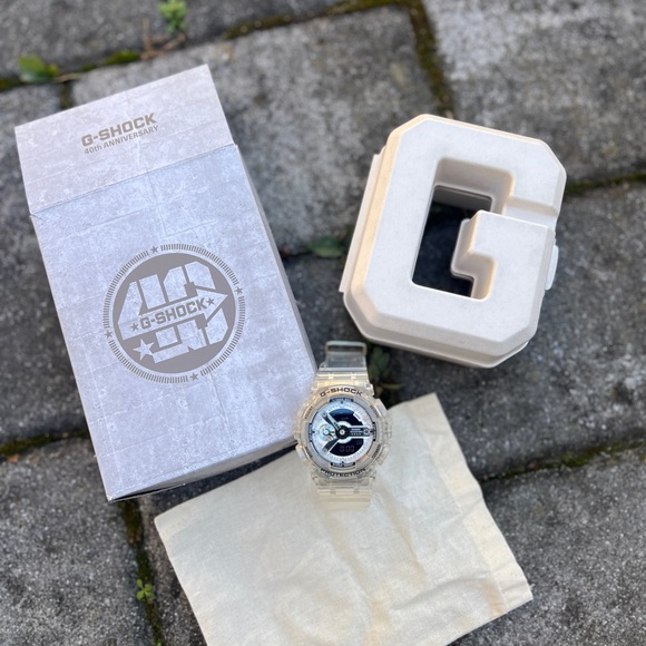 CASIO G-SHOCK 40th anniversary AnalogDigital Quartz Shock-Resistant Clear Watch - Picture 16 of 16